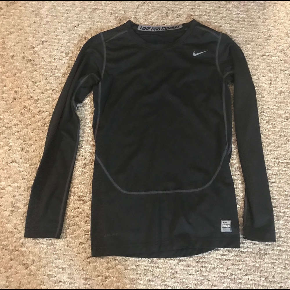 Boys Nike pro combat compression shirt